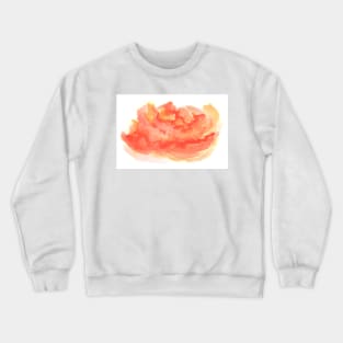 Watercolor flower, bloom, art decoration, sketch. Illustration hand drawn modern Crewneck Sweatshirt